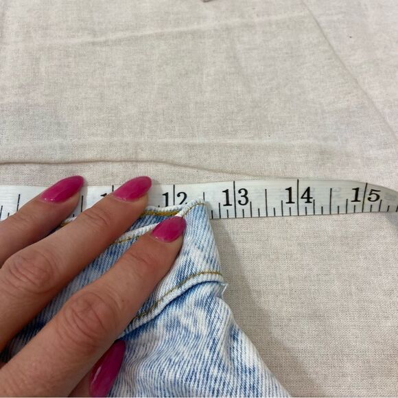 Vintage Sasson Brand Acid Wash High Rise Pleated Shorts 9/10 Perfect Condition - Picture 12 of 16